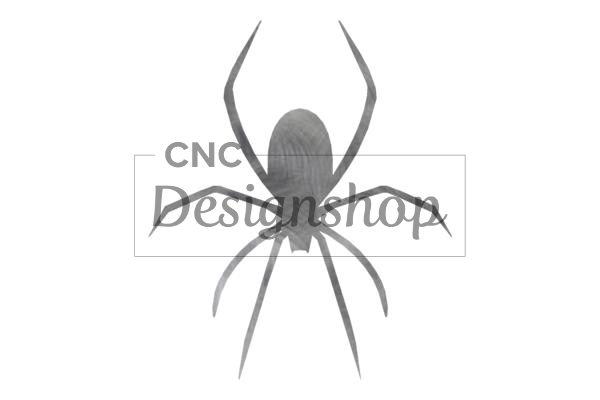 Black_Widow Silhouette DXF File for CNC