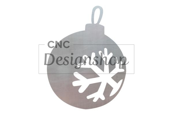 Christmas Ornament DXF File for CNC