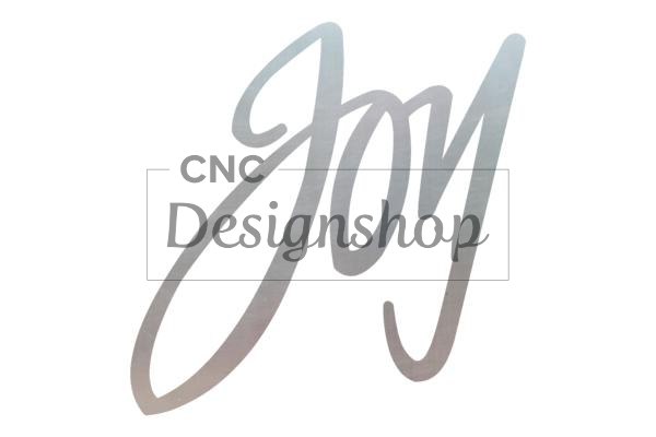 Cursive Joy DXF File for CNC