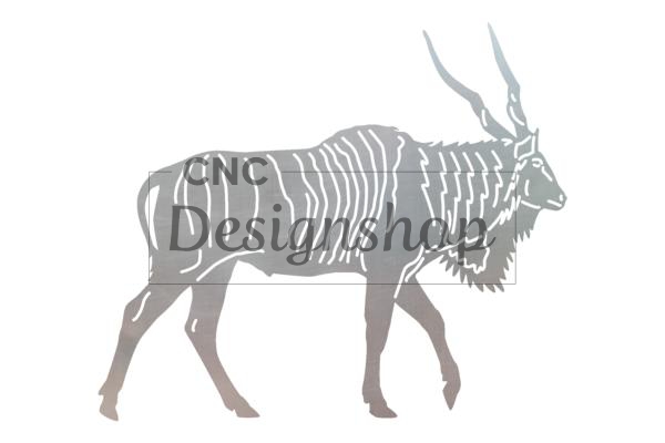 Walking Kudu DXF File for CNC