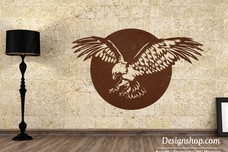 Eagle Moon Stock Art