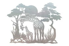 Giraffe and Baby Wall Art