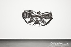 Snowmobiles Wall Art