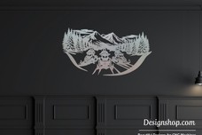 Snowmobiles Wall Art
