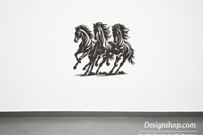 Three Horses Wall Art