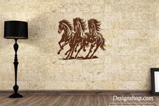 Three Horses Wall Art