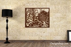 Truck and Barn Wall Art