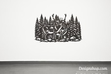 Two Deer Wall Art