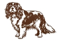 Cavalier Spaniel Stock Art