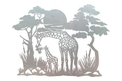 Giraffe and Baby Wall Art