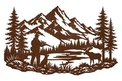 Moose Hunting Wall Art
