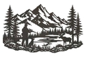 Moose Hunting Wall Art