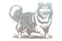 Sheepdog Wall Art