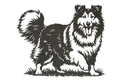 Sheepdog Wall Art