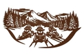 Snowmobiles Wall Art