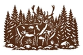 Two Deer Wall Art