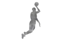 Playing Basketball DXF File