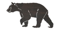 Walking Black Bear DXF File