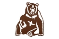 Sitting Grizzly_Bear DXF File