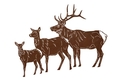 Deer Family DXF File