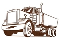 Single Dump Truck DXF File