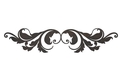 Swirling Floral Design DXF File