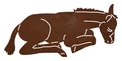 Sleeping Foal DXF File