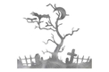 Halloween Graveyard DXF File