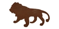 Male Lion Silhouette DXF File