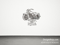 Motorbike Wall Art