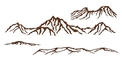 Four Mountains DXF File