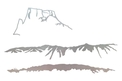 Mountain Scenes DXF File