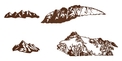 Four Mountains DXF File