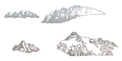 Four Mountains DXF File