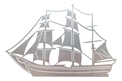 Old Ship Side-Profile DXF File