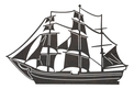 Old Ship Side-Profile DXF File