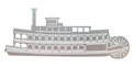 Riverboat Side-Profile DXF File
