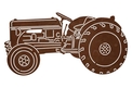 Tractor Side View DXF File