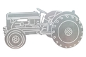 Tractor Side View DXF File