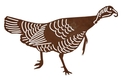 Wild Turkey Side-Profile DXF File