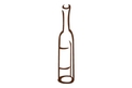 Stylized Wine Bottle DXF File