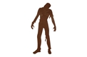 Zombie Silhouette DXF File