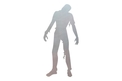 Zombie Silhouette DXF File