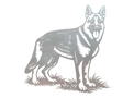 German Shepherd Wall Art