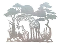 Giraffe and Baby Wall Art
