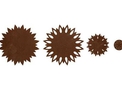 Layered Sunflower Wall Art