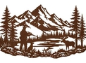 Moose Hunting Wall Art