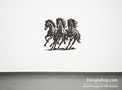 Three Horses Wall Art