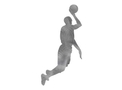 Playing Basketball DXF File