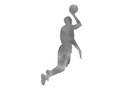 Playing Basketball DXF File